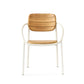Outdoor Aluminum and Teak Chair