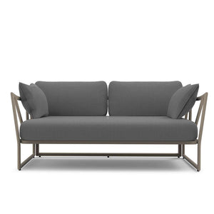 Victory Outdoor Two-Seater Double Armrest Sofa