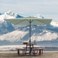 Teak Wood Outdoor Round Picnic Table