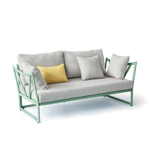 Victory Outdoor Two-Seater Double Armrest Sofa
