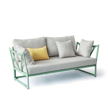 Victory Outdoor Two-Seater Double Armrest Sofa