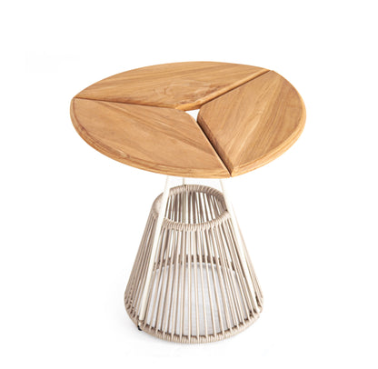 Avril Teak Tall Side Table