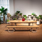 Teak Wood Outdoor Long Picnic Table
