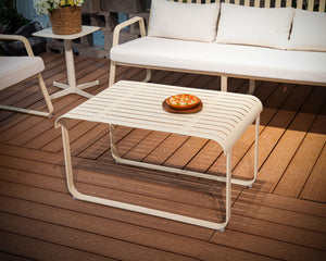 Striped Outdoor Coffee Table