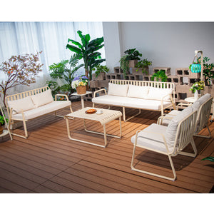 Striped Series 7‑seat Sofa Set