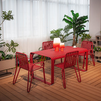 Striped Dining Set (5pcs Set)