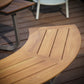 Teak Wood Outdoor Round Picnic Table