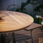 Teak Wood Outdoor Round Picnic Table