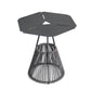 Avril Tall Side Table (Dark Grey)