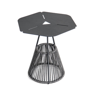 Avril Tall Side Table (Dark Grey)