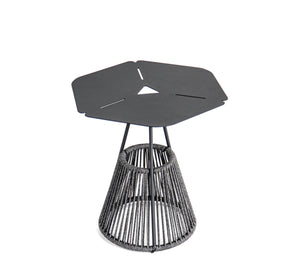 Avril Tall Side Table (Dark Grey)