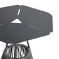 Avril Tall Side Table (Dark Grey)