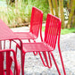 Striped Armless Chair
