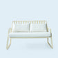 Striped Outdoor Double-seat Sofa