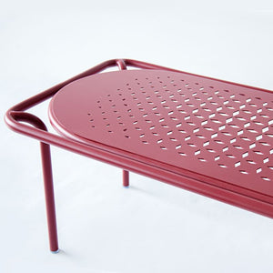 Avril Aluminum Long Coffee Table