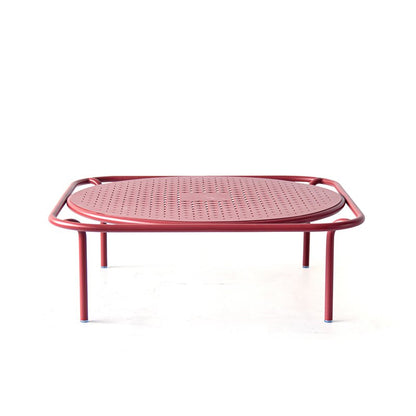 Avril Aluminum Square Coffee Table
