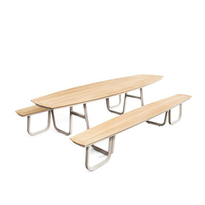 Teak Wood Outdoor Long Picnic Table