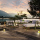 Victory Outdoor Armless Futon Chair