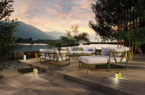 Victory Outdoor Single-Seater Double Armrest Sofa