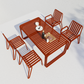 Striped Dining Set (5pcs Set)